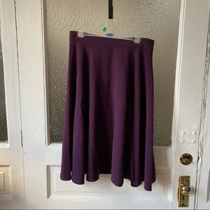 ModCloth Tea-Length purple skirt